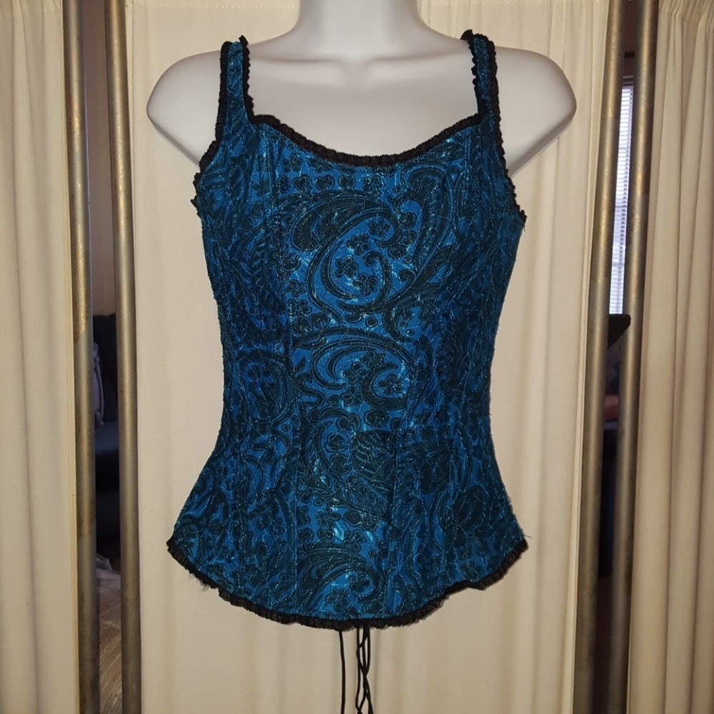 Fredericks of Hollywood corset tank top med.
